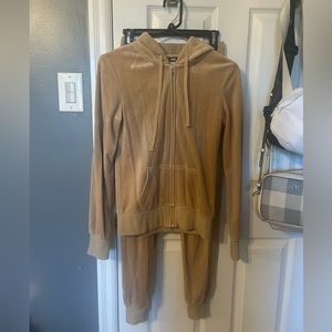 Tan two piece set from Fashion Nova